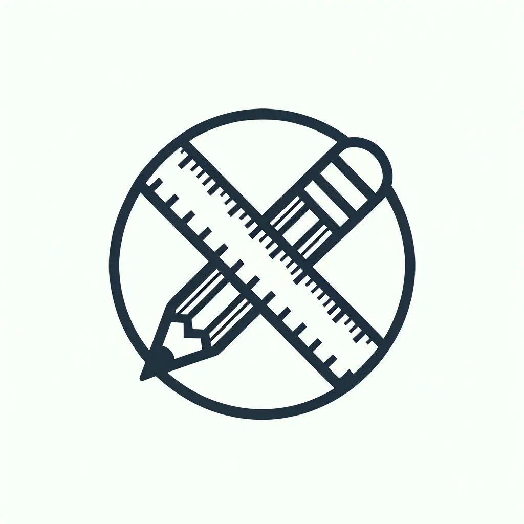 DALL·E 2024-07-07 10.43.49 - A simple icon representing Tailored Bootcamps, depicting a pencil and ruler crossed over each other. This icon symbolizes precision and customizatio