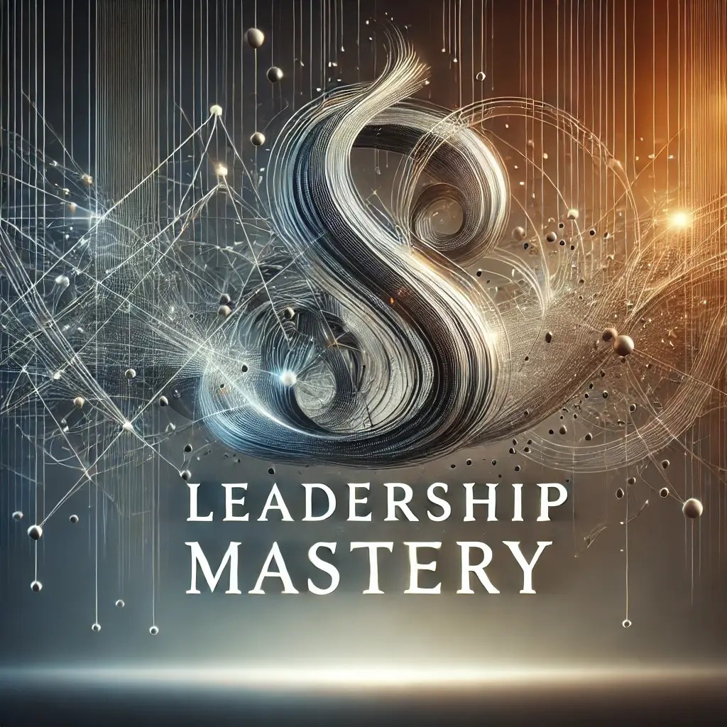 DALL·E 2024-07-10 11.59.33 - Create a professional and sophisticated visual representation of Leadership Mastery featuring a powerful, abstract design that symbolizes growth and