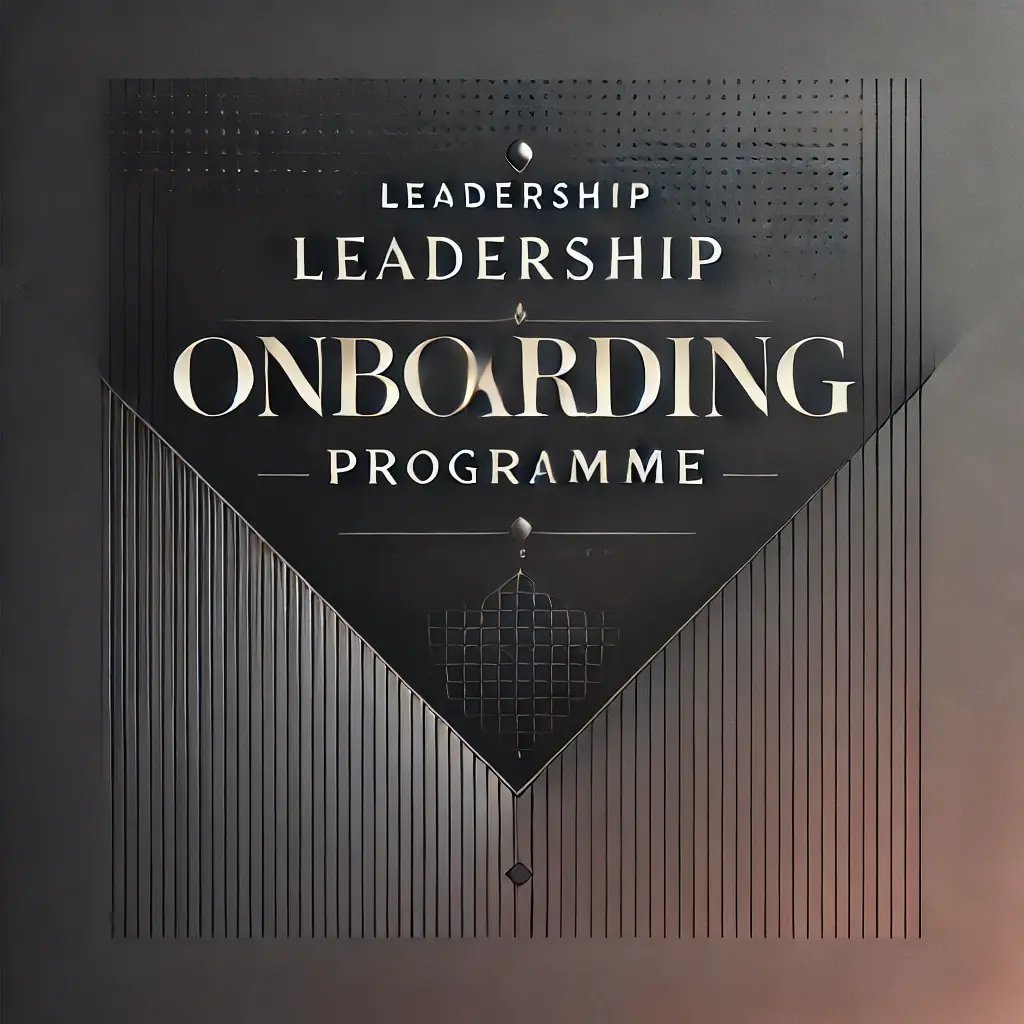 DALL·E 2024-07-31 11.27.18 - A professional and sleek corporate design featuring the words Leadership Onboarding Programme in an elegant, serif font. The background should be a 